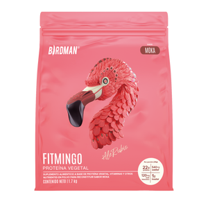 Proteína Vegana Fitmingo con Inositol, Ácido Hialurónico y Colágeno, Moka 1.7kg, 50 Porciones