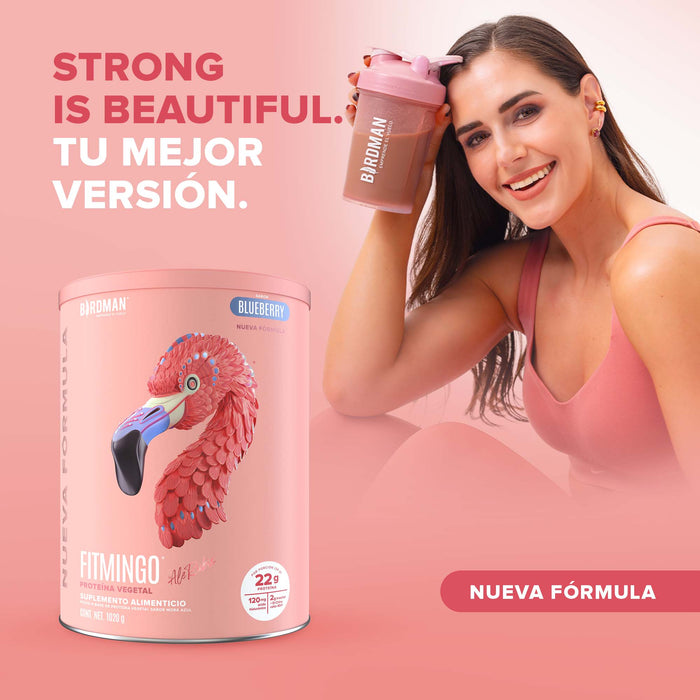 Fitmingo Protein Proteína en Polvo con Inositol & Vitaminas - Blueberry 1.02kg