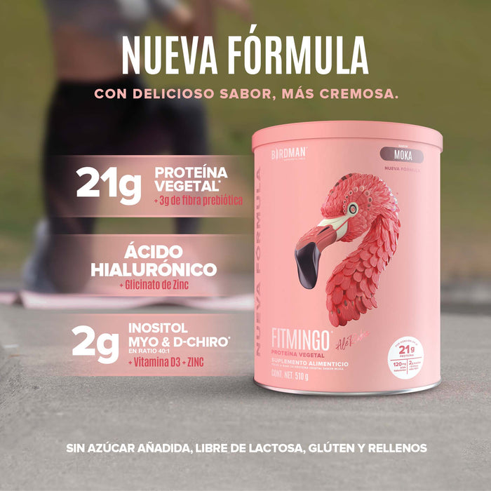 Fitmingo Protein Proteína en Polvo con Inositol & Vitaminas - Moka 510 g