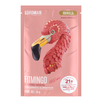 Fitmingo Protein Proteína en Polvo con Inositol & Vitaminas - Vainilla 10 pack sobres