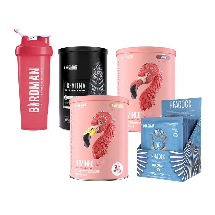 PINK PACK - Fitmingo + Peacock + Creatina Bundle.