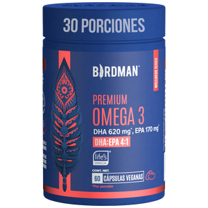 Premium Omega 3 - DHA 620mg & EPA 170mg - 60 Cápsulas
